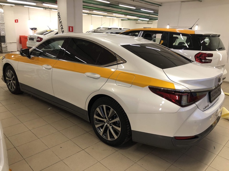 Подготовка Lexus ES 200 к работе в такси
